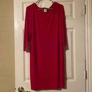 MSK Red Dress